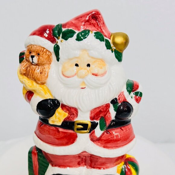 Vintage 1997 Santa Napkin Holder - Picture 2 of 6
